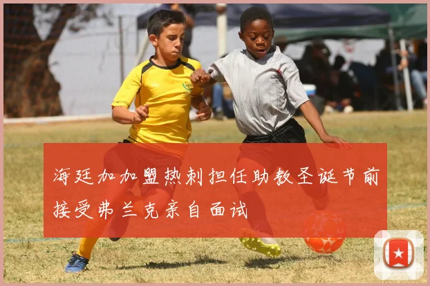 海廷加加盟热刺担任助教圣诞节前接受弗兰克亲自面试
